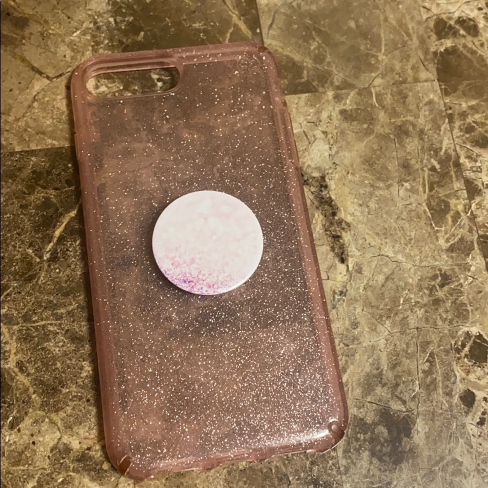 phone case with pop socket for iPhone 8plus/7plus
